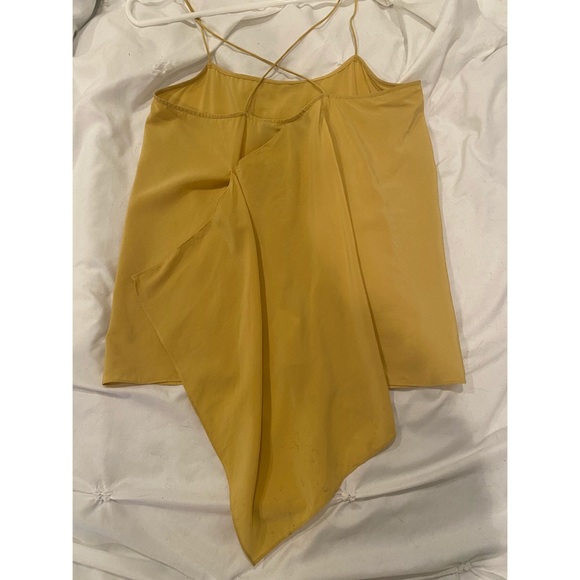 Theory delicate silk tank top in color Pollen - Picture 9 of 10